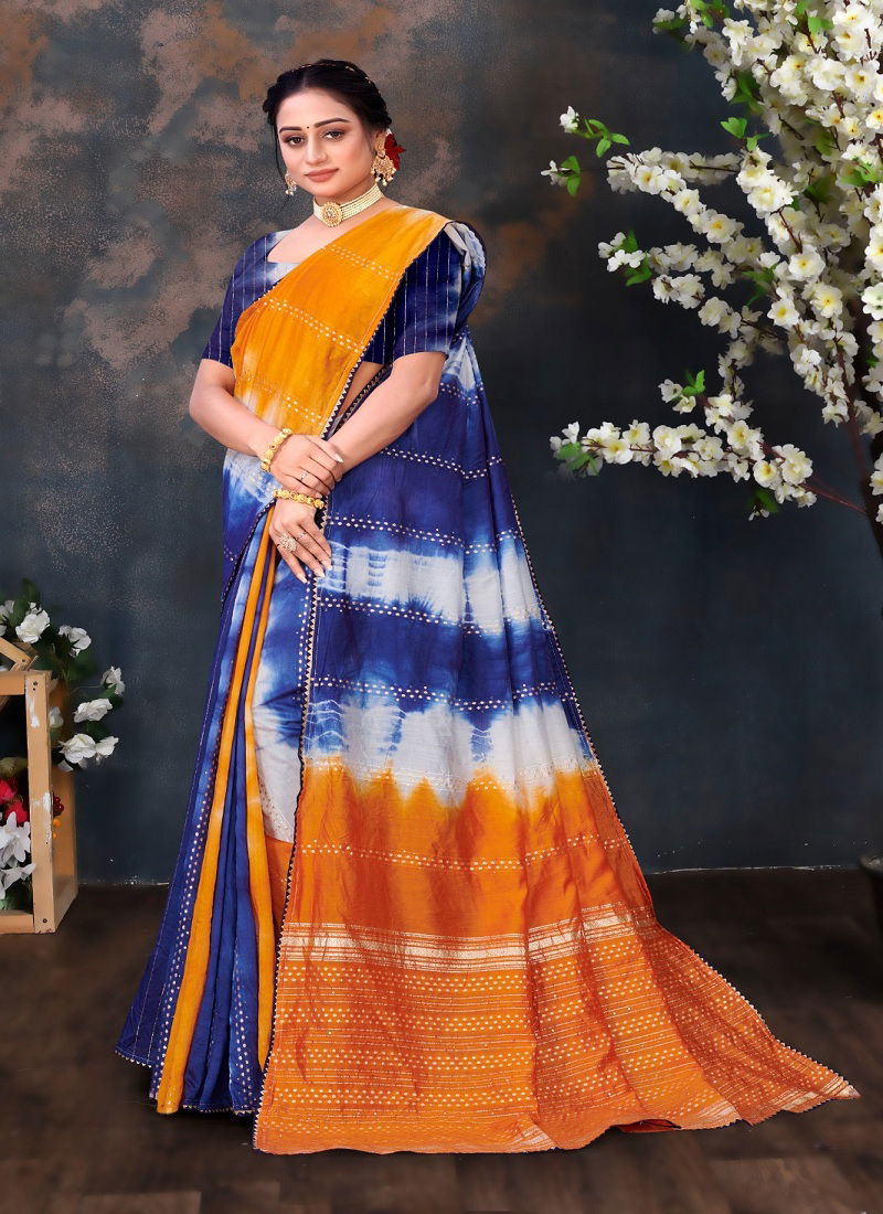 Prisha Soft Naylon Viscose Printed Designer Saree Catalog